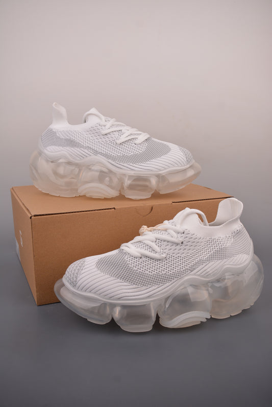 Grounds Moople "White / Gray / Clear" MOP-003-WG-CL